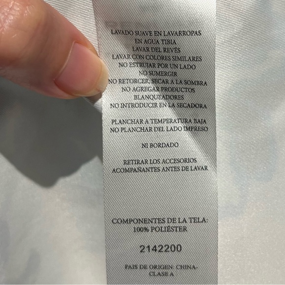 Renuar White Floral Skirt Size 38 (4-6) - Picture 9 of 9